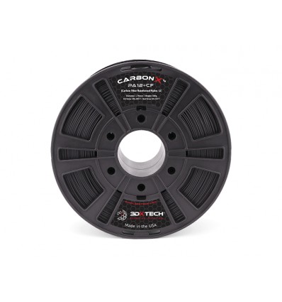 3DXTech Black CarbonX PA12+CF Filament - 1.75mm