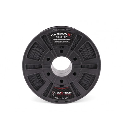3DXTech Black CarbonX PA12+CF Filament - 2.85mm