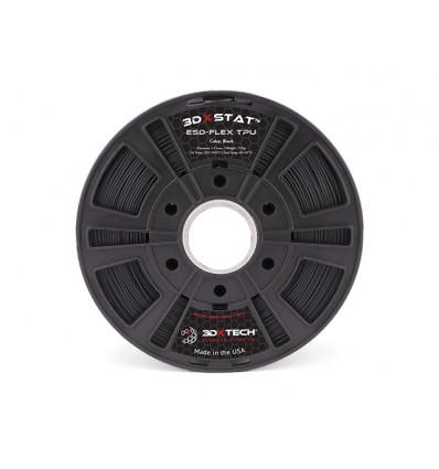 3DXTech 3DXSTAT Black ESD-FLEX TPU Filament - 2.85mm