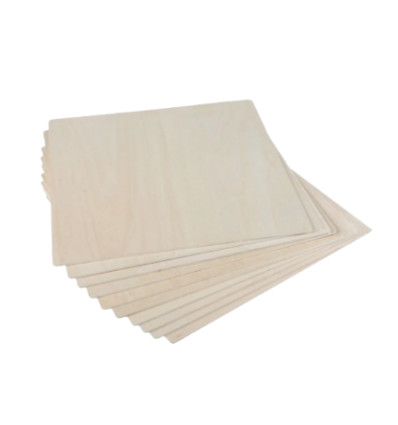 Hojas de Contrachapado de Tilo para Módulo Láser (10 pcs)
